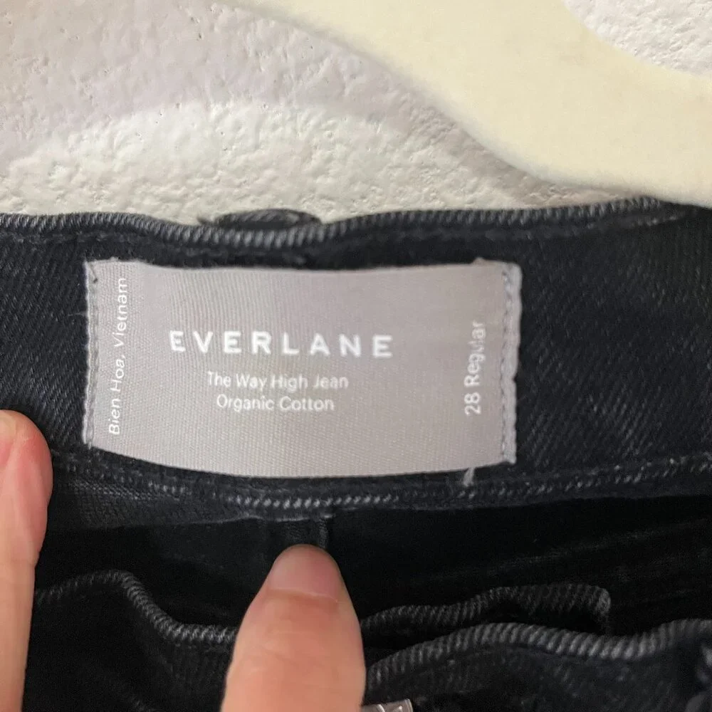 Black Way High Everlane Jeans (sz 28) - Picture 7 of 7